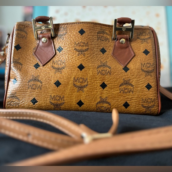 MCM Visetos Boston Bag - Picture 7 of 11
